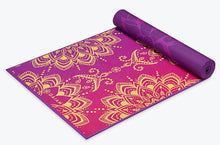 Load image into Gallery viewer, Reversible Royal Bouquet Yoga Mat (6mm)
