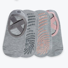 Load image into Gallery viewer, Grippy Yoga-Barre Socks - 2 Pack